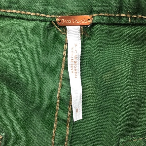 Free People Scout Camo Embroidered Shorts - Picture 6 of 8